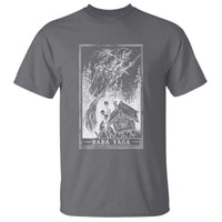Baba Yaga House Tarot Card T Shirt Botanical Slavic Folklore Pagan Witchy - Wonder Print Shop
