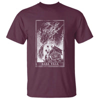 Baba Yaga House Tarot Card T Shirt Botanical Slavic Folklore Pagan Witchy - Wonder Print Shop