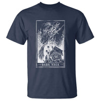 Baba Yaga House Tarot Card T Shirt Botanical Slavic Folklore Pagan Witchy - Wonder Print Shop