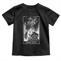 Baba Yaga House Tarot Card Toddler T Shirt Botanical Slavic Folklore Pagan Witchy - Wonder Print Shop