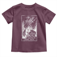 Baba Yaga House Tarot Card Toddler T Shirt Botanical Slavic Folklore Pagan Witchy - Wonder Print Shop