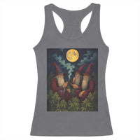 Wizard 420 Smoking Marijuana Racerback Tank Top Funny Stoner Weed Lover Meme