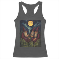 Wizard 420 Smoking Marijuana Racerback Tank Top Funny Stoner Weed Lover Meme