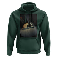 Funny Smoking Cat Hoodie Retro 90s Grunge Kitty Streetwear Meme - Wonder Print Shop