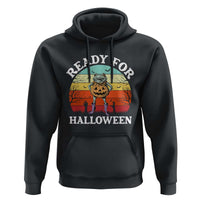 Funny Halloween Frog Hoodie Retro Spooky Season Funny Frogs Costume - Wonder Print Shop