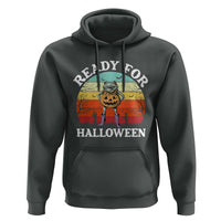 Funny Halloween Frog Hoodie Retro Spooky Season Funny Frogs Costume - Wonder Print Shop