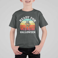 Funny Halloween Frog T Shirt For Kid Retro Spooky Season Funny Frogs Costume - Wonder Print Shop