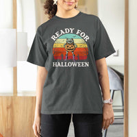 Funny Halloween Frog T Shirt For Women Retro Spooky Season Funny Frogs Costume - Wonder Print Shop
