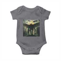 Mothman Aliens Baby Onesie Funny Cryptid Alien UFO - Wonder Print Shop