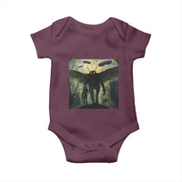 Mothman Aliens Baby Onesie Funny Cryptid Alien UFO - Wonder Print Shop