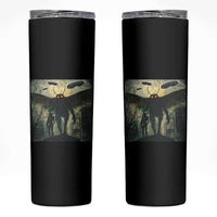Mothman Aliens Skinny Tumbler Funny Cryptid Alien UFO - Wonder Print Shop