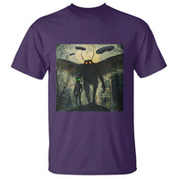 Mothman Aliens T Shirt Funny Cryptid Alien UFO - Wonder Print Shop