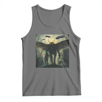 Mothman Aliens Tank Top Funny Cryptid Alien UFO - Wonder Print Shop