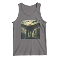 Mothman Aliens Tank Top Funny Cryptid Alien UFO - Wonder Print Shop