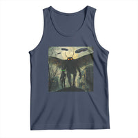 Mothman Aliens Tank Top Funny Cryptid Alien UFO - Wonder Print Shop