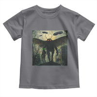 Mothman Aliens Toddler T Shirt Funny Cryptid Alien UFO - Wonder Print Shop