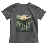 Mothman Aliens Toddler T Shirt Funny Cryptid Alien UFO - Wonder Print Shop