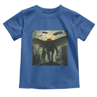 Mothman Aliens Toddler T Shirt Funny Cryptid Alien UFO - Wonder Print Shop