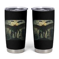 Mothman Aliens Tumbler Cup Funny Cryptid Alien UFO - Wonder Print Shop