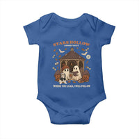 Halloween Stars Hollow Baby Onesie Retro Book Lover Cute Ghost Fall Pumpkin - Wonder Print Shop