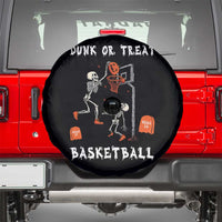 Halloween Skeleton Basketball Spare Tire Cover Funny Basketballer Sports Player - Wonder Print Shop