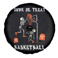 Halloween Skeleton Basketball Spare Tire Cover Funny Basketballer Sports Player - Wonder Print Shop
