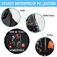 Halloween Skeleton Basketball Spare Tire Cover Funny Basketballer Sports Player - Wonder Print Shop