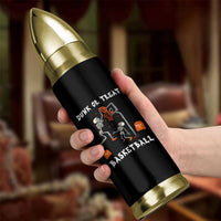 Halloween Skeleton Basketball Bullet Tumbler Funny Basketballer Sports Player - Wonder Print Shop