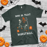 Halloween Skeleton Basketball T Shirt Funny Basketballer Sports Player - Wonder Print Shop