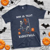 Halloween Skeleton Basketball T Shirt Funny Basketballer Sports Player - Wonder Print Shop