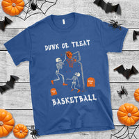 Halloween Skeleton Basketball T Shirt Funny Basketballer Sports Player - Wonder Print Shop