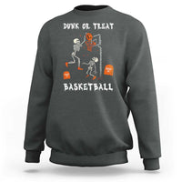 Halloween Skeleton Basketball Sweatshirt Funny Basketballer Sports Player - Wonder Print Shop
