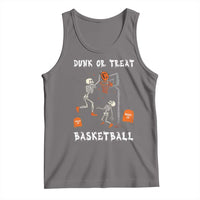 Halloween Skeleton Basketball Tank Top Funny Basketballer Sports Player - Wonder Print Shop