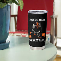 Halloween Skeleton Basketball Tumbler Cup Funny Basketballer Sports Player - Wonder Print Shop