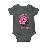 Breast Cancer Halloween Baby Onesie In October We Wear Pink Witch - Wonder Print Shop