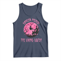 Breast Cancer Halloween Tank Top In October We Wear Pink Witch - Wonder Print Shop