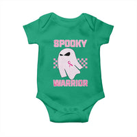 Breast Cancer Halloween Baby Onesie Ghost Wear Pink Ribbon Spooky Warrior - Wonder Print Shop