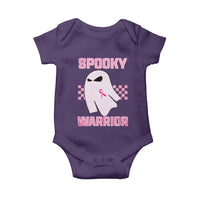 Breast Cancer Halloween Baby Onesie Ghost Wear Pink Ribbon Spooky Warrior - Wonder Print Shop