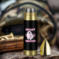 Breast Cancer Halloween Bullet Tumbler Ghost Wear Pink Ribbon Spooky Warrior - Wonder Print Shop