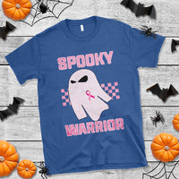Breast Cancer Halloween T Shirt Ghost Wear Pink Ribbon Spooky Warrior - Wonder Print Shop