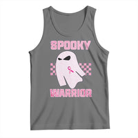 Breast Cancer Halloween Tank Top Ghost Wear Pink Ribbon Spooky Warrior - Wonder Print Shop