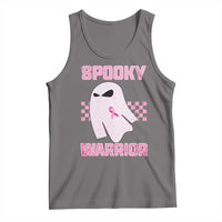 Breast Cancer Halloween Tank Top Ghost Wear Pink Ribbon Spooky Warrior - Wonder Print Shop