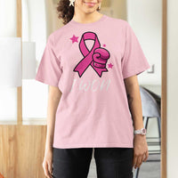 Pink Ribbon T Shirt For Women I Won Breast Cancer Awareness - Wonder Print Shop