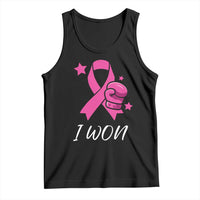 Pink Ribbon Tank Top I Won Breast Cancer Awareness - Wonder Print Shop