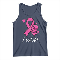 Pink Ribbon Tank Top I Won Breast Cancer Awareness - Wonder Print Shop