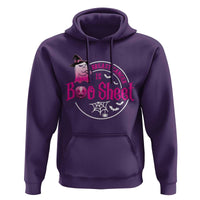 Breast Cancer Is Boo Sheet Hoodie October Ghost Pink Ribbon - Wonder Print Shop