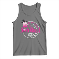 Breast Cancer Is Boo Sheet Tank Top October Ghost Pink Ribbon - Wonder Print Shop