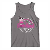 Breast Cancer Is Boo Sheet Tank Top October Ghost Pink Ribbon - Wonder Print Shop