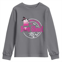 Breast Cancer Is Boo Sheet Youth Sweatshirt October Ghost Pink Ribbon - Wonder Print Shop