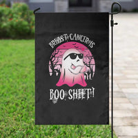 Breast Cancer Is Boo Sheet Garden Flag In October Ghost Wear Pink - Wonder Print Shop